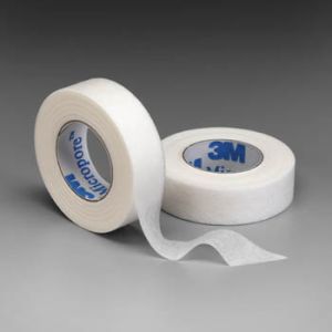 SOLVENTUM MICROPORE™ SURGICAL TAPES Paper Surgical Tape, ½" x 10 yds, 24 rl/bx, 10 bx/cs