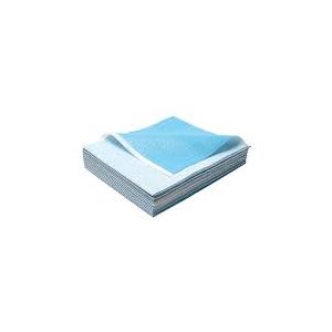 AVALON PAPERS STRETCHER & BED SHEETS 1 PLY TISSUE + POLY Stretcher Sheet, 40" x 90", Blue, 50/cs