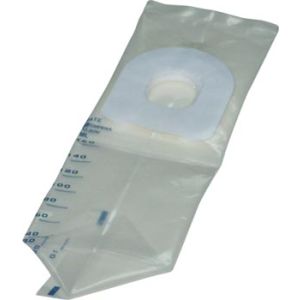AMSINO AMSURE® INFANT URINE COLLECTION BAG Collection Bag 200mL with Safe Adhesive, Sterile, Latex Free (LF), 50/bx