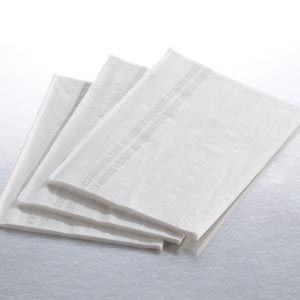GRAHAM MEDICAL DISPOSABLE TOWELS Tissue-Overall Embossed Towel, 13" x 17",  White, Super 2-Ply, 500/cs