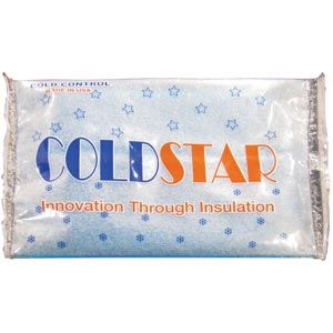 COLDSTAR HOT/COLD CRYOTHERAPY GEL PACK - INSULATED ONE SIDE Gel Pack, Hot/ Cold, Standard, Insulated One Side, 6" x 9", 24/cs