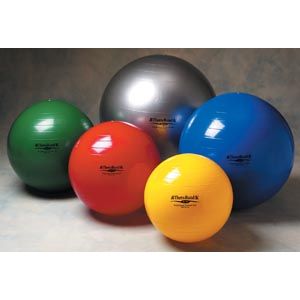 PERFORMANCE HEALTH EXERCISE BALLS Standard Exercise Ball, 45cm / Yellow, For Body Height 4'7