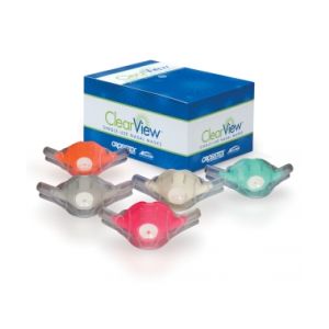 CROSSTEX ACCUTRON CLEARVIEW™ CLASSIC MASKS Nasal Mask, Adult, Fresh Mint, Single-Use, Disposable, 12/pk