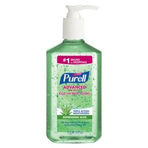 GOJO PURELL® ADVANCED INSTANT HAND SANITIZER Instant Hand Sanitizer with Aloe, 12 fl oz Pump Bottle, 12/cs