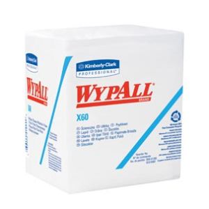 KIMBERLY-CLARK WYPALL® WIPERS WYPALL X60 Hydroknit™ Wipers, 12½" x 12", 76/pk, 12 pk/cs