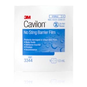 3M™ CAVILON™ NO-STING BARRIER FILM Wipes, 1.0mL, 30/bx, 4 bx/cs