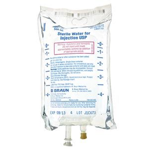 B BRAUN STERILE WATER INJECTIONS 500mL Sterile Water, EXCEL®