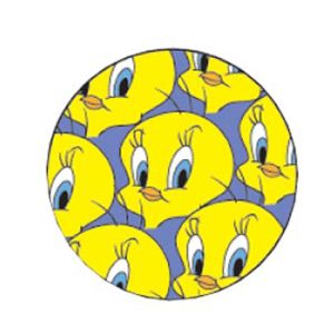 DUKAL CHILDREN‘S CHARACTER ADHESIVE BANDAGES Adhesive Bandage, Looney Tunes™ Tweety Spot, 7/8" Spot, 100/bx, 24 bx/cs