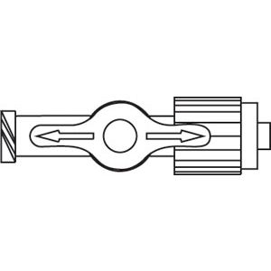 B BRAUN STOPCOCKS Discofix® One-Way Stopcock, Female Luer Lock Port &  SPIN-LOCK® Adapter, Port Covers, Lipid Resistant, DEHP, Latex Free