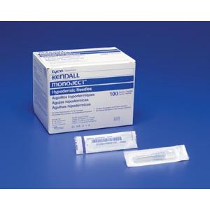 CARDINAL HEALTH MONOJECT™ SOFTPACK HYPODERMIC NEEDLES Hypo Needle, 27G x ½" A, 100/bx, 10 bx/cs