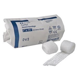 CARDINAL HEALTH CURITY™ STRETCH BANDAGES Stretch Bandage, Non-Sterile, Bulk, Stretched, 4" x 75", 12/bx, 8 bx/cs