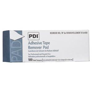 PDI ADHESIVE TAPE REMOVER PAD Adhesive Tape Remover Pad, 1.25" x 2.625", 100/bx, 10 bx/cs