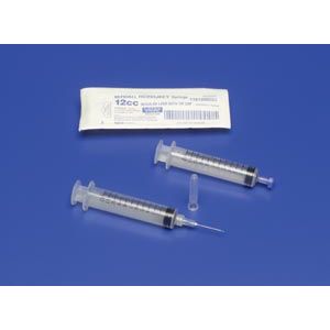 CARDINAL HEALTH MONOJECT™ SYRINGES Syringe Only, 12mL, Luer Lock Tip, 0.2cc Graduations, 80/bx, 6 bx/cs