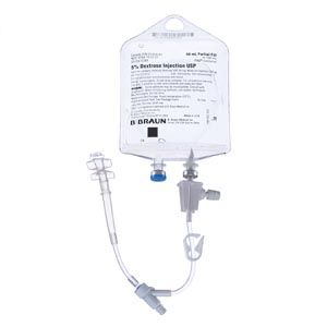 B BRAUN DEXTROSE INJECTIONS USP Dextrose Injections, 5%, 50/100mL, PAB® Containers