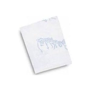 TIDI 2-PLY TISSUE/POLY TOWEL Podiatry Towel, Printed "TIDI Toes", 2-Ply Tissue/ Poly, 13" x 18", Latex Free