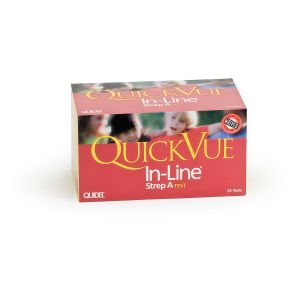 QUIDEL QUICKVUE® IN-LINE® STREP A KIT Strep A Test, CLIA Waived, 25 test kit