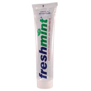NEW WORLD IMPORTS FRESHMINT® CLEAR GEL TOOTHPASTE Anticavity Fluoride Gel Toothpaste, 6.4 oz, 48/cs