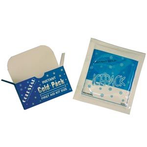 COLDSTAR INSTANT NONINSULATED COLD PACK Cold Pack, Instant, Non-Insulated, 5" x 5 ½", First Aid Kit Size, Disposable, 50/cs