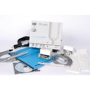 CONMED HYFRECATOR 2000® ELECTROSURGICAL UNIT Hyfrecator 2000 (115V) Accessories included: Instruction Video, Operators Manual and Reusable Handswitching Pencil, Remote Up/ Down/ Power, Hand Control & 10 ft Cord