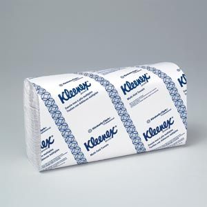 KIMBERLY-CLARK FOLDED TOWELS Kleenex® Multi-Fold Towels, 1-Ply, 150 sheets/pk, 16 pk/cs