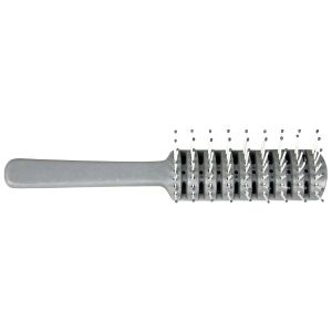 DUKAL DAWNMIST COMB & BRUSH Hair Brush, Adult, Gray Handle with Plastic Bristles, Round Tips, 1/bg, 12 bg/bx, 24 bx/cs