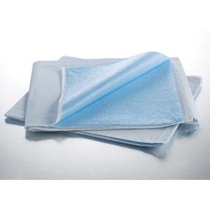 GRAHAM MEDICAL DRAPE & BED SHEETS DISC-Standard Drape Sheet, 40" x 48", White/ Blue, 100/cs
