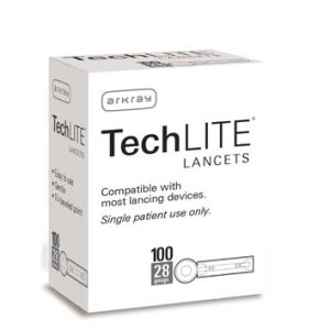 ARKRAY TECHLITE® LANCETS Lancet, 28G, 100/bx