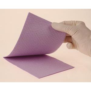 CROSSTEX ADVANTAGE™ 2 PLY TOWELS Towel, 2-Ply Paper, Poly, 18" x 13", Aqua, 500/cs