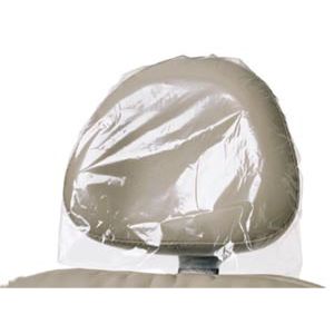 MYDENT DEFEND HEADREST COVERS Headrest Covers, 9.5" x 11", Clear, Plastic, 250/bx