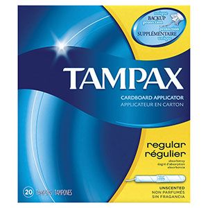 P&G DISTRIBUTING TAMPAX TAMPONS Tampax Tampons, Regular, 20/bx, 24bx/cs
