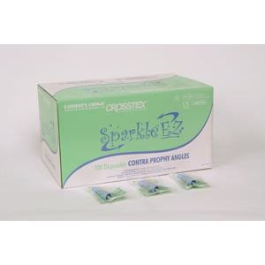 CROSSTEX EZ CONTRA PROPHY ANGLES Prophy Angle, White Soft Cup, 100/bx