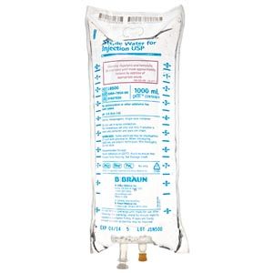 B BRAUN STERILE WATER INJECTIONS 1000mL Sterile Water, EXCEL®