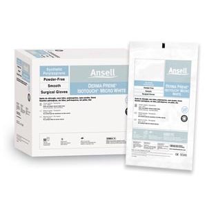 ANSELL GAMMEX® NON-LATEX PI MICRO WHITE SURGICAL GLOVES Surgical Gloves, Size 6, White, 50 pr/bx, 4 bx/cs