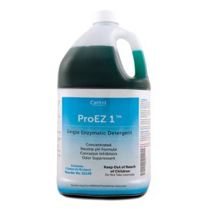 CERTOL PROEZ™ 1 Single Enzymatic Detergent Concentrate, 1 Gallon, 1 oz Pump, 4/cs