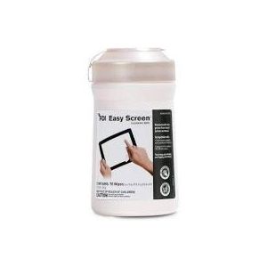 PDI EASY SCREEN™ Easy Screen™ Cleaning Wipe, 6"x9", 70/canister, 12 canisters/cs