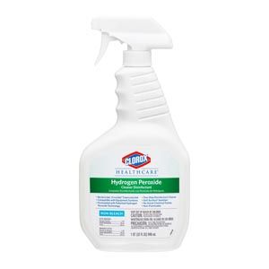 CLOROX HEALTHCARE® HYDROGEN PEROXIDE CLEANER Clorox Healthcare® Hydrogen Peroxide Cleaner Disinfectant Spray, 32 oz, 9/cs