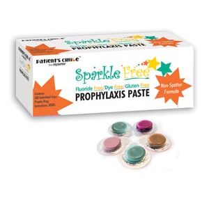 CROSSTEX SPARKLE FREE™ PROPHY PASTE Prophy Paste, Medium, White Chocolate, Individual Cups, 200/bx