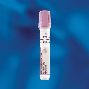 BD MICROTAINER® BLOOD COLLECTION TUBES MAP Microtube For Automated Process with K2EDTA 1.0mg, BD Microgard™ Closure, 50/bx