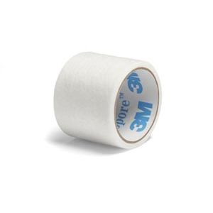 SOLVENTUM MICROPORE™ SURGICAL TAPES Paper Surgical Tape, Single Use, 1" x 1½ yds, 100 rl/bx, 5 bx/cs