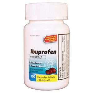 NEW WORLD IMPORTS CAREALL® IBUPROFEN Ibuprofen Tablets, 200mg, Compared to the Active Ingredients in Advil® Tablets, 100/btl, 24 btl/cs