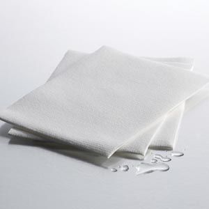 GRAHAM MEDICAL AIRLAID WASHCLOTHS Airlaid Washcloth, 13" x 13½", White, 50/bg, 16 bg/cs