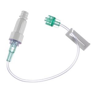 B BRAUN ULTRASITE® IV ADMINISTRATION/EXTENSION SETS Small Bore Extension Set , ULTRASITE Valve & Male Luer Lock Adapter, 0.61mL Priming Volume, 8"L, Removable Slide Clamp, DEHP & Latex Free
