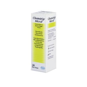 ROCHE CHEMSTRIP® URINALYSIS PRODUCTS Chemstrip Micral®, CLIA Waived, 30/vial