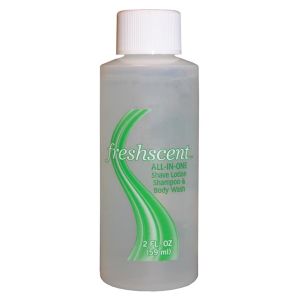 NEW WORLD IMPORTS FRESHSCENT™ SHAMPOOS & CONDITIONERS 3-in-1 Shampoo/ Shave Gel/ Body Wash, 2 oz, 96/cs