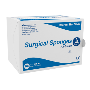 Surgical Gauze Sponge 4"x 4" 8 Ply