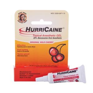 BEUTLICH HURRICAINE® TOPICAL ANESTHETIC Topical Anesthetic Gel, 1/6 0.18 oz