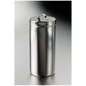 DUKAL TECH-MED APPLICATOR JAR Applicator Jar, 28 oz, Stainless Steel, Strap Handle