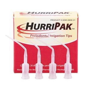 BEUTLICH HURRIPAK™ PERIODONTAL IRRIGATION TIPS HurriPAK™ Periodontal Irrigation Tips, Disposable, 20/bx
