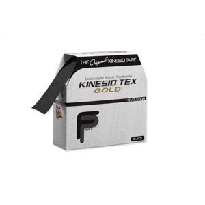 KINESIO TEX GOLD FP TAPE Gold FP Tape, 2" x 34 yds, Black, Bulk, 1 rl/ea