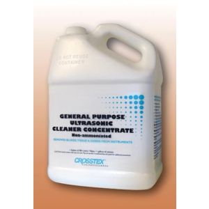 CROSSTEX ULTRASONIC CLEANING SOLUTION Cleaner, 10:1 Concentrate, Gal, 4/cs